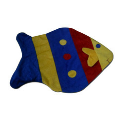 Blue Fish Design Pillow