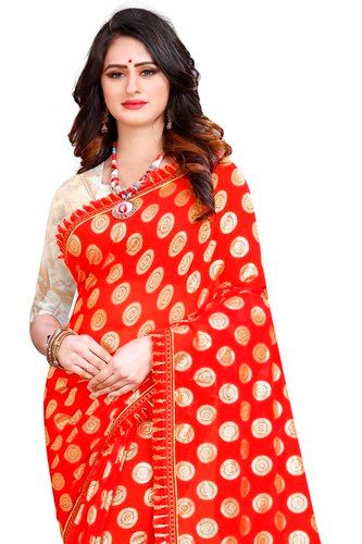 Ladies Embroidered Saree