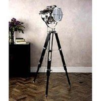 Beautiful Designer Premium Teak Wooden Tripod Floor Lamp