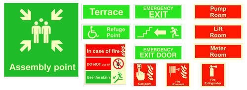 Fire Exit Signage By FINGUARD INDIA