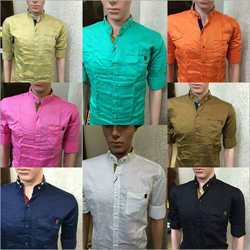 Diffrent Color Available Plain Paper Cotton Shirt