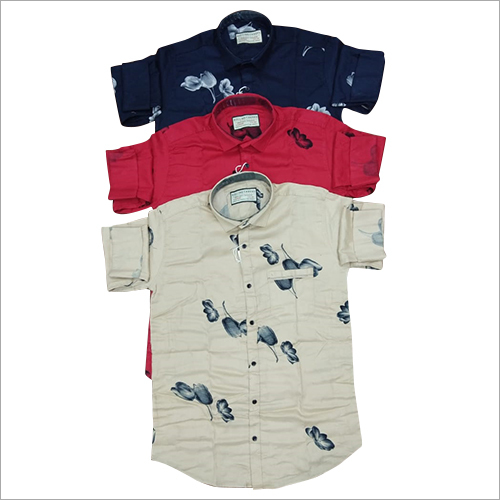 Mens Flora Printed Shirt