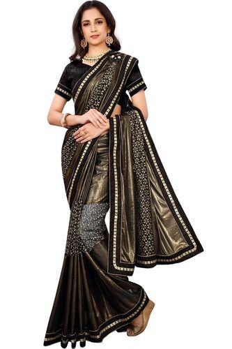 Black Silk Saree