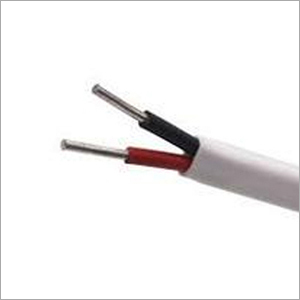 PVC 2 Core 2.5 Sq MM Cable - Copper/Aluminum, White, PVC Sleeve | High Insulation, Durable, Reliable, Versatile
