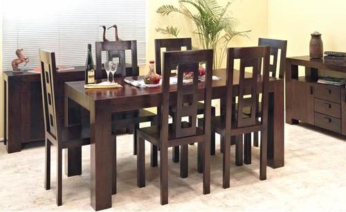 Solid Wood Dining Table Set Snazzy No Assembly Required