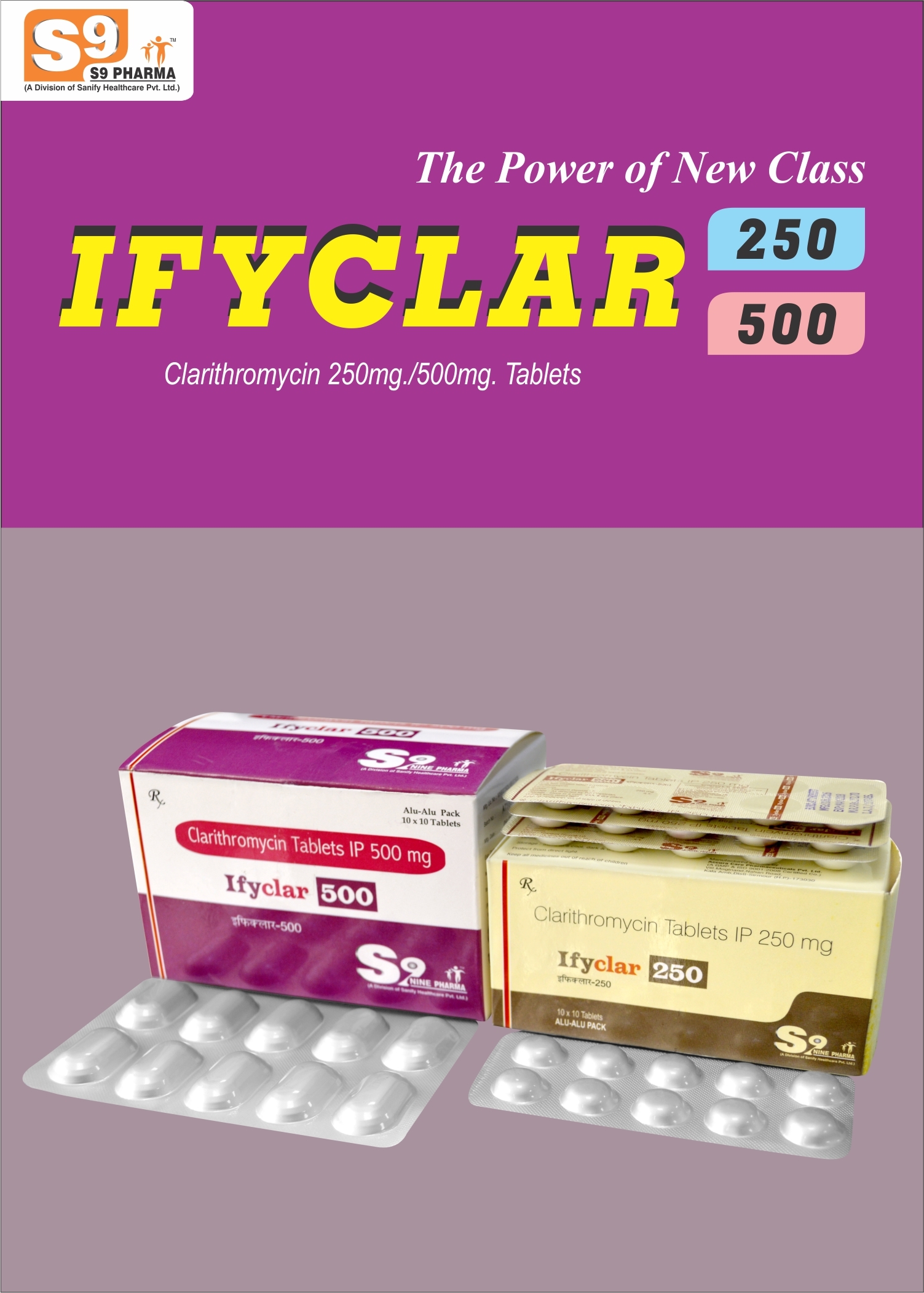 Clarithromycin 500 MG /INJ
