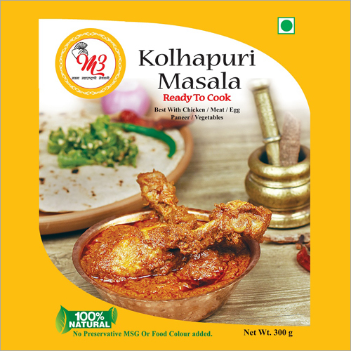 Kolhapuri Masala - Brown, 200g Pouches | Natural Ingredients, Ready to Cook, Time-Saving, Delicious Flavor