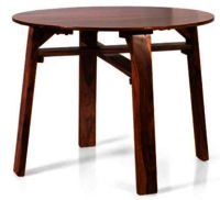 Solid Wood Round Dining Table Set Mystir