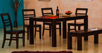 Solid wood Dining table Set Lucid