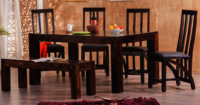 Wooden Dining table set Majesty
