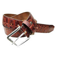 Croco Single Layer High Quality Leather Belt For Men And Women