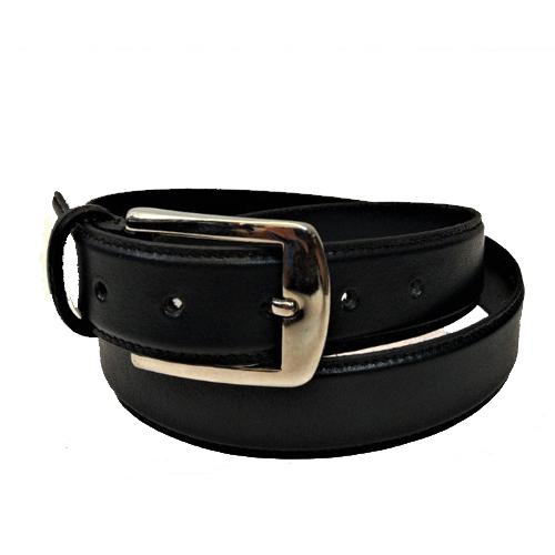 Black Leather Dress Belts Length: 32-42 Inch (In)