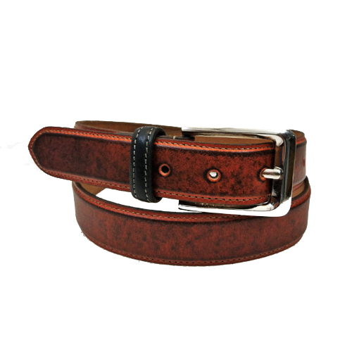 Brown Leather Dress Belts Length: 32-42 Inch (In)