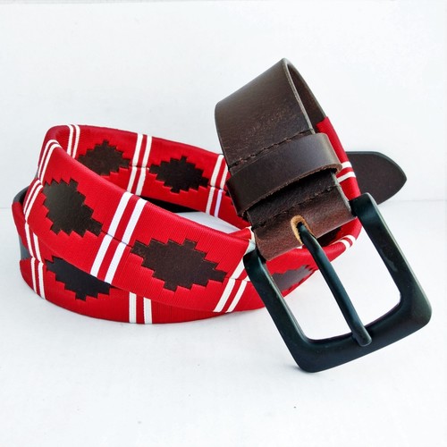 Zinc Gaucho Leather Belt