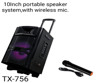 TX-756  SPEAKER WIRELESS MIC (10 INCH)