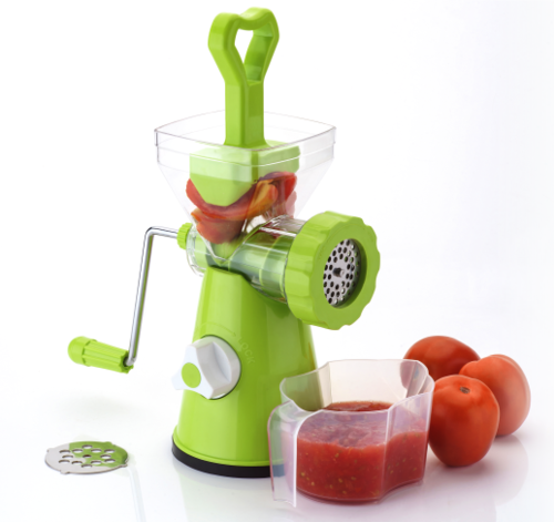 Green Juicer And Crusher Kitchen Queen 2 In 1