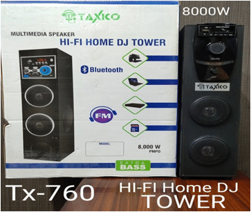 Tx-760 Dj Tower Speaker