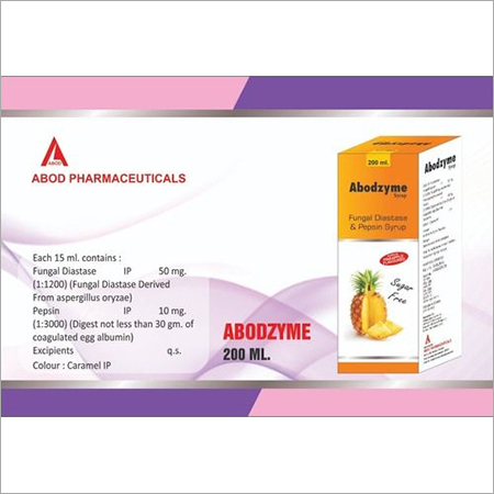 ABODZYME SYRUP 200 ML