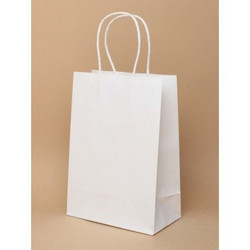 Disposable White Kraft Paper Bags