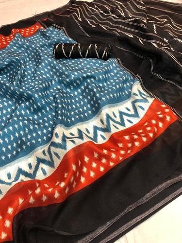 New Designer Linen Sarees