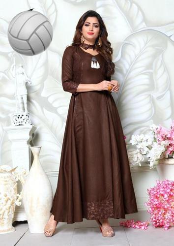 Brown Long Gown