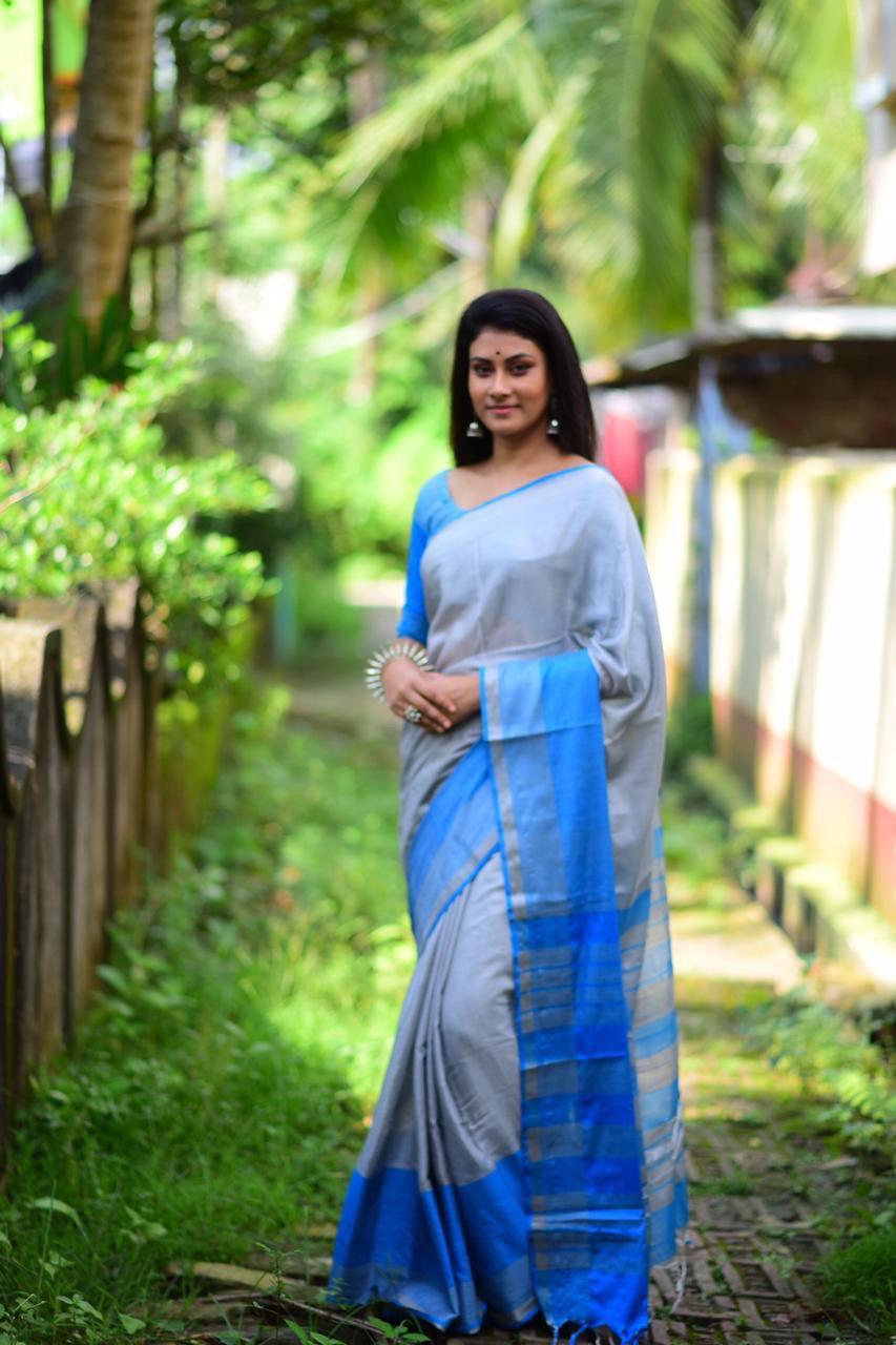 Cotton Linen Sarees