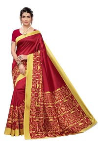 Fashionable Silk Fabric Sarees