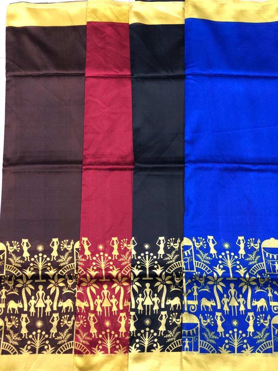 Fashionable Silk Fabric Sarees