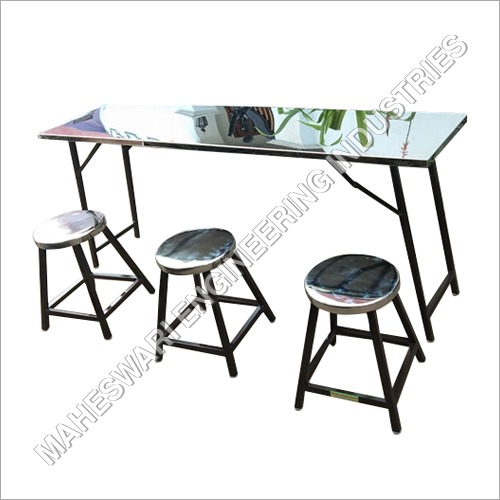 Stainless Steel Folding Dining Table