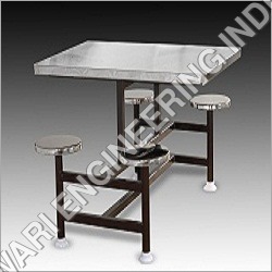 SS Canteen 4 Seater Dining Table