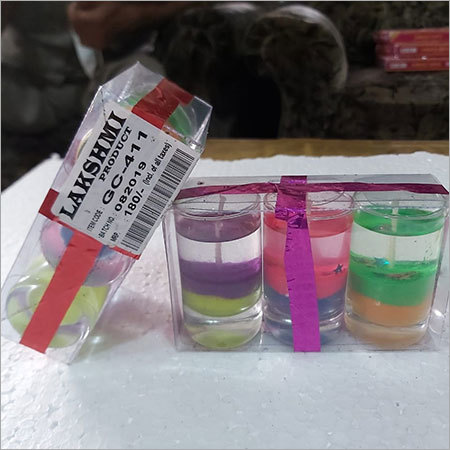 Gel Short Glasses Candle (110-)