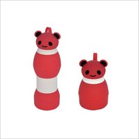 Silicone Collapsible Water Bottle - 100% Food Grade Silicone, 135mm Size, 600ml Capacity | Leak Proof, Bpa Free, Perfect For Outdoor Adventures
