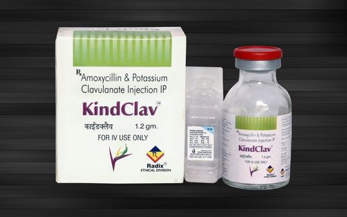 Powder Amoxycillin 1000 Mg & Clavulanic Acid 200 Mg Injection