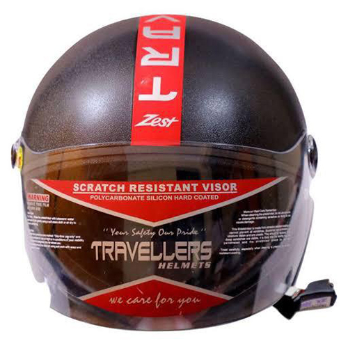 Zest Black Colour Helmet