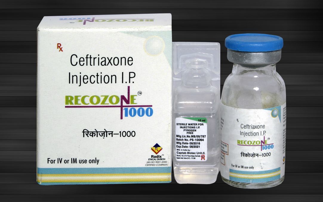 Ceftriaxone Sodium 250 mg/500 mg/1000 mg & 2000 mg