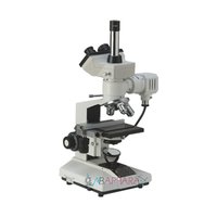 Upright Binocular Metallurgical Microscope - Aluminum Die-cast Stand, 45â° Rotatable Observation Head | Wf10x/wf15x Eyepieces, Bright Field Illumination, Abbe Condenser