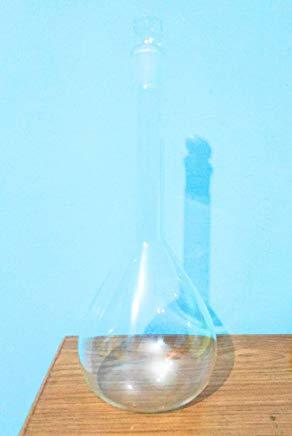 FLASK VOLUMETRIC, WITH ONE MARK, WITH INTERCHANGEABLE  GLASS STOPPER 500ML
