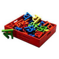 Wooden Hindi Consonants Vowels