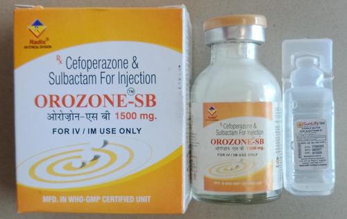 Cefoperazone 1000 Mg & Sulbactam 500 Mg Eqvt. 1.5 Gm