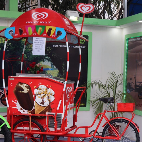 Refrigerated Ice Cream Cart