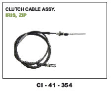 Clutch Cable Assy Iris, Zip (Cinew) Vehicle Type: 4 Wheeler