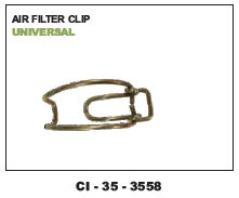 Air Filter Clip Universal (Cinew) Vehicle Type: 4 Wheeler