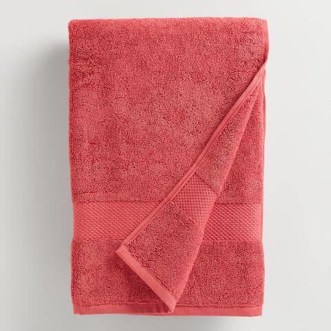 Red Cotton Towels