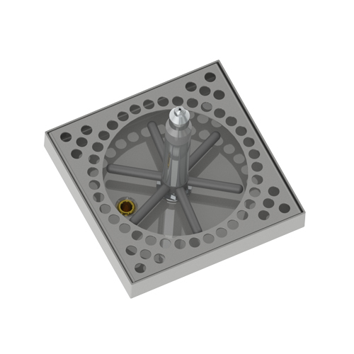 Rinser Tray for Mini Keg with Spin Spray Assembly
