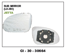 Sub Mirror Jetta  (cinew)