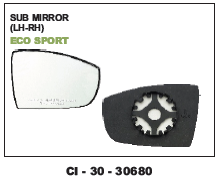 Sub Mirror Eco sports  (cinew)