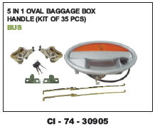 5 in 1 Oval Baggage Box Handle Bus(cinew)