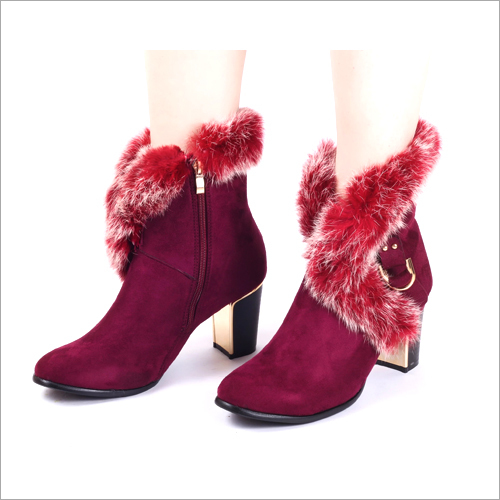 Pu Urban Maroon Suede Boots