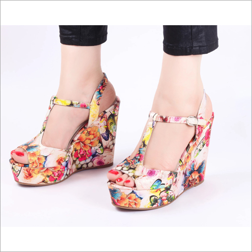 Available In Multi Color Admire Printed Wedge