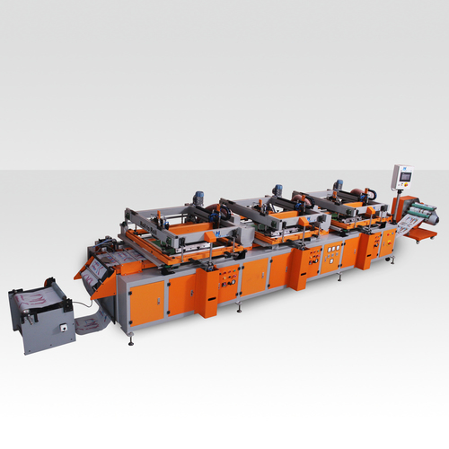 Roll To Roll 2-Colour Screen Printing Machine with IR curing (Infrared)